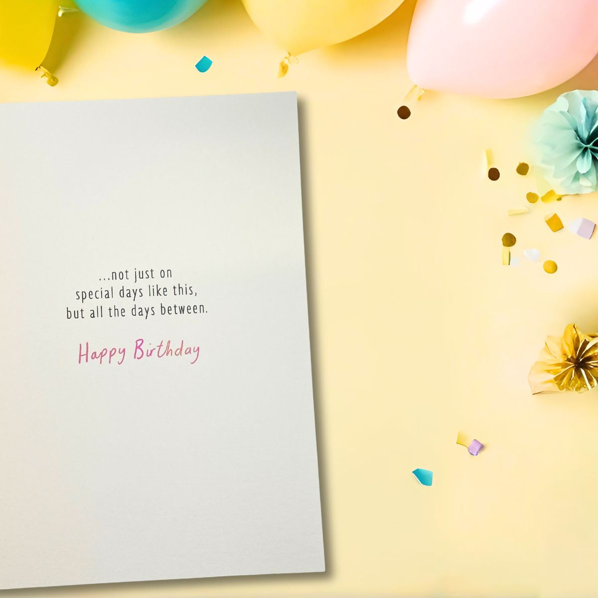 Cousin Birthday Card - Nutmeg Bear & Balloons