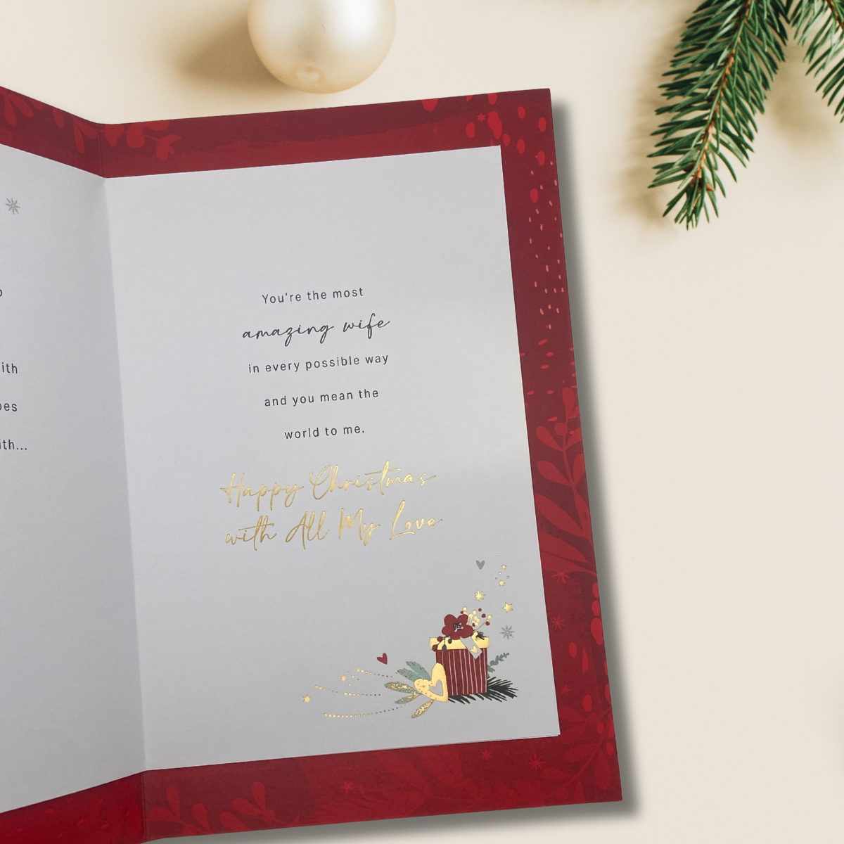 Wife Large Christmas Card - What Is a Wife?
