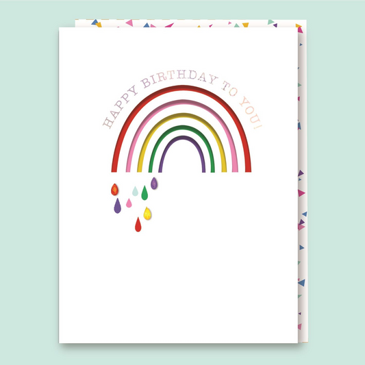 Sorbet Sunshine Birthday Card - Rainbow