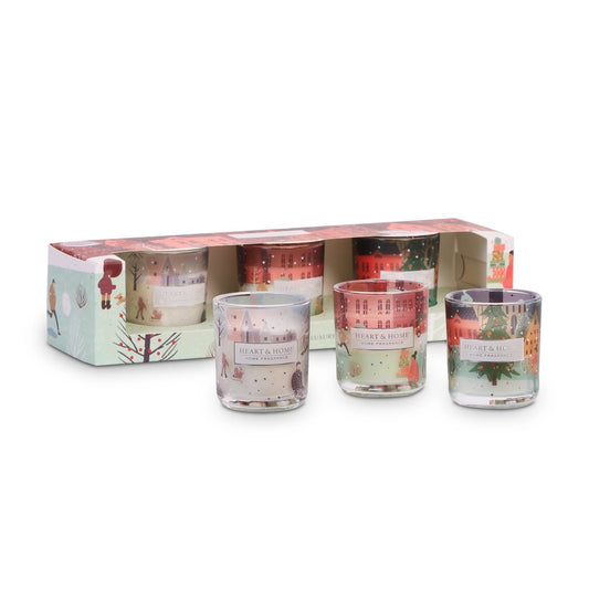 Heart & Home Gift Set - 3 x Votive Gift Set