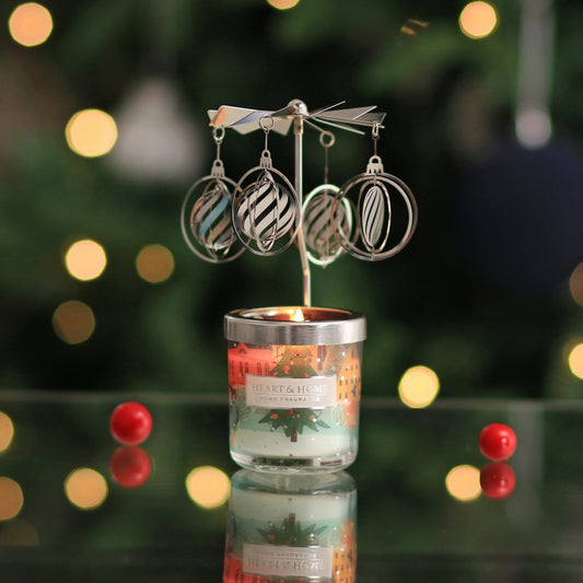 Heart & Home Gift Set - Mini Candle & Carousel
