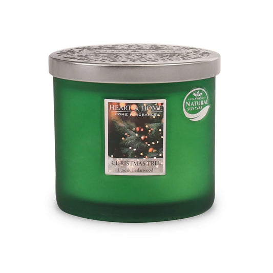 Heart & Home Twin Wick Soy Wax Candle - Christmas Tree