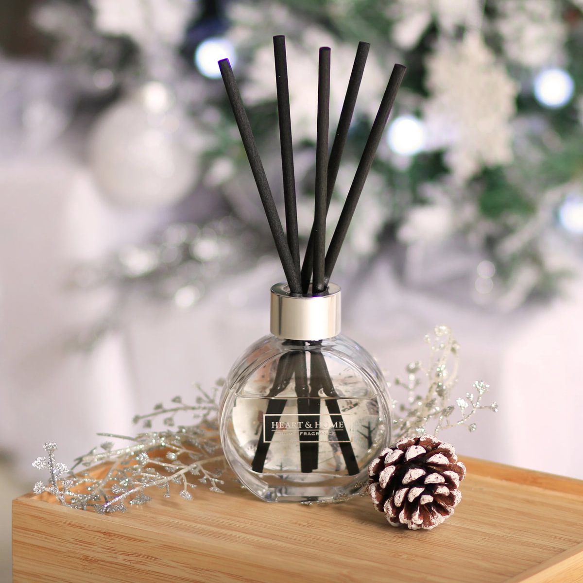 Heart & Home Reed Diffuser 70ml - Snowflake Sparkle