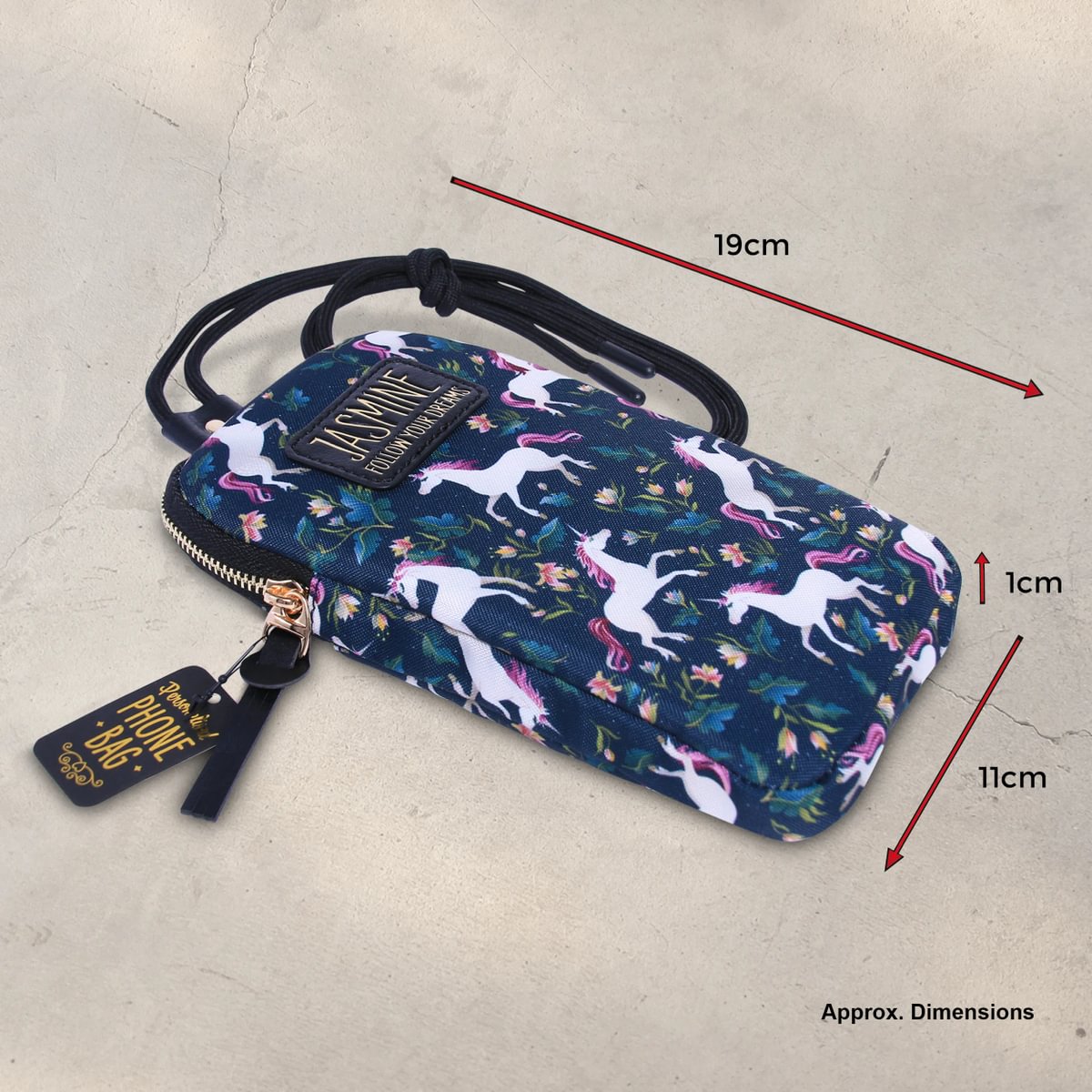 Personalised Mobile Phone Bag - Jasmine