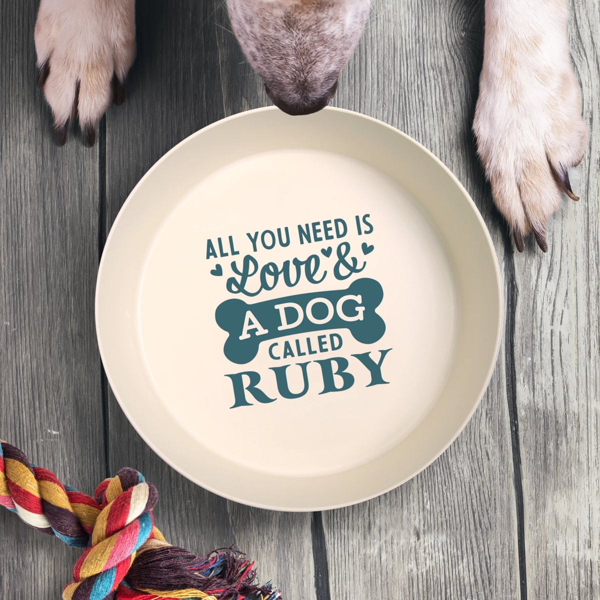 Personalised Dog Bowl - Ruby