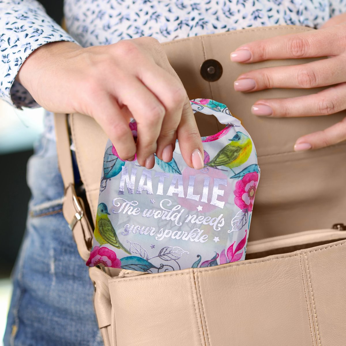Sparkle Shopper Bag - Natalie