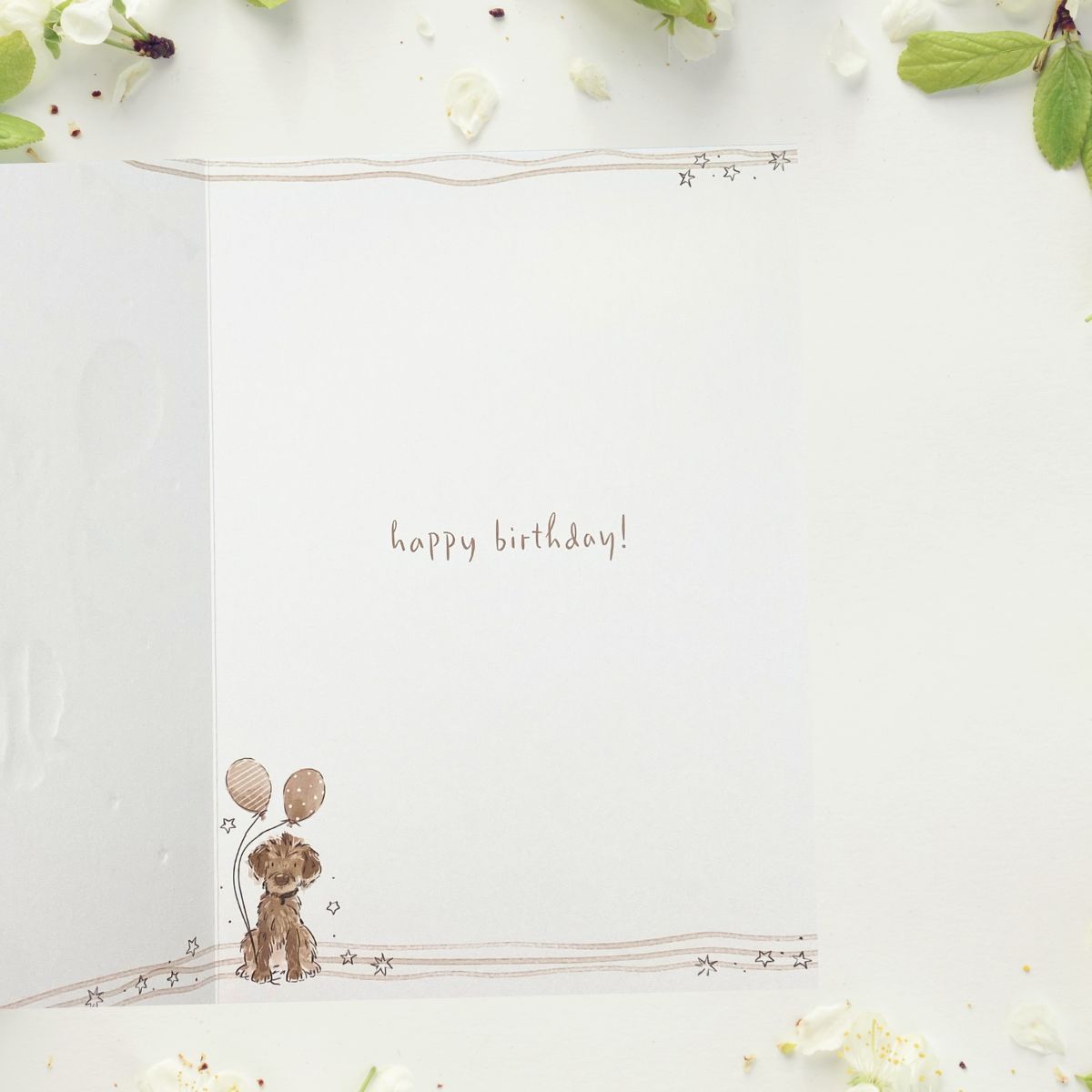 Brush & Whisker Birthday Card - Pawfect Birthday