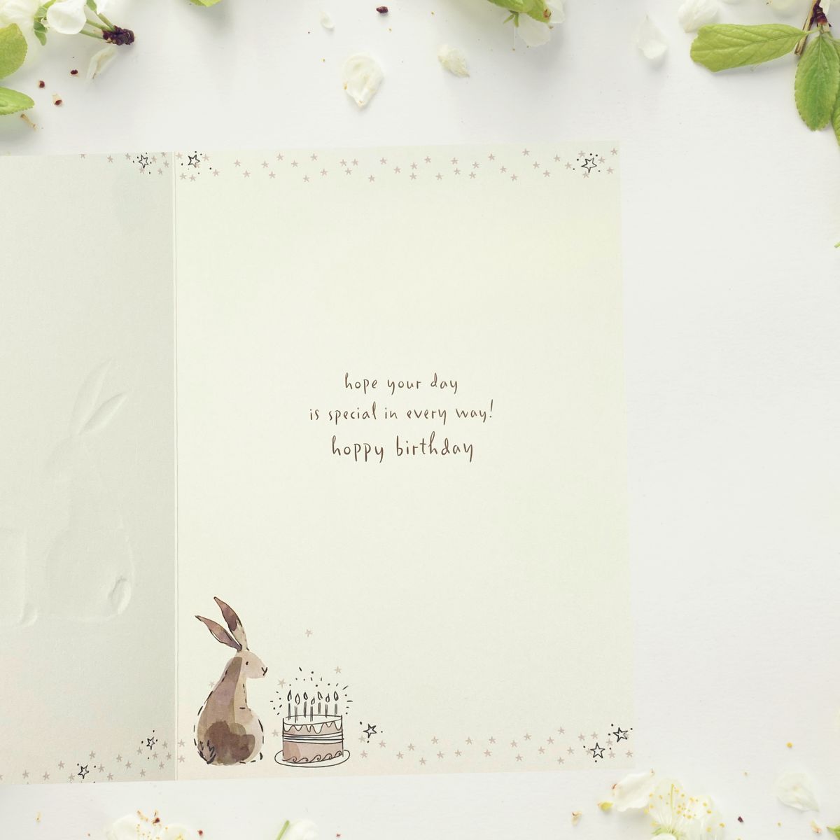 Brush & Whisker Birthday Card - Hoppy Birthday