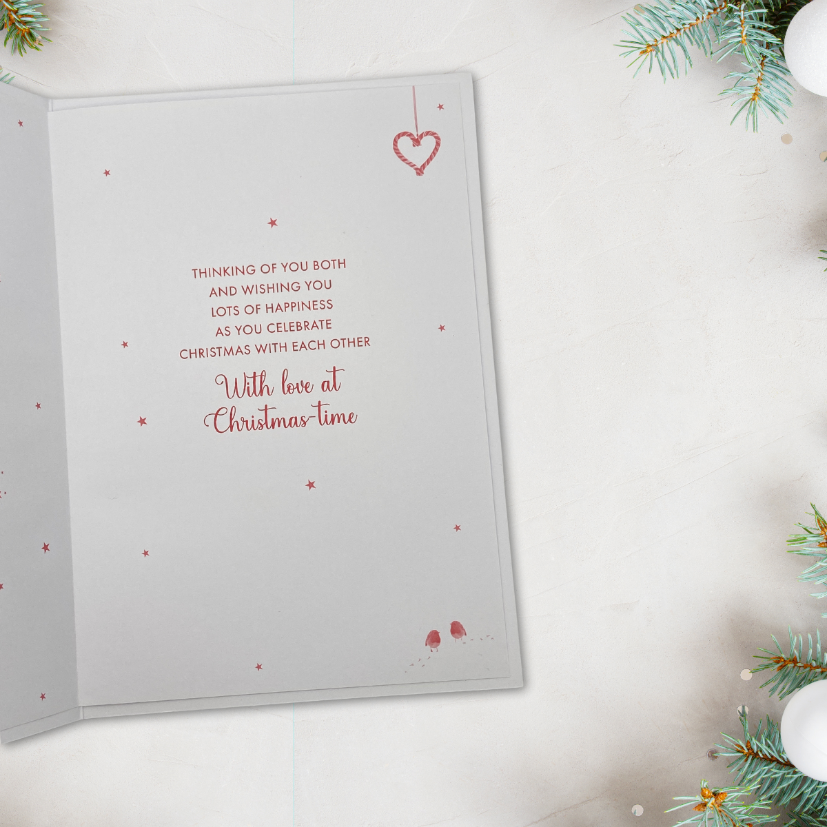 Daughter & Boyfriend Christmas Card - Pizazz Tree