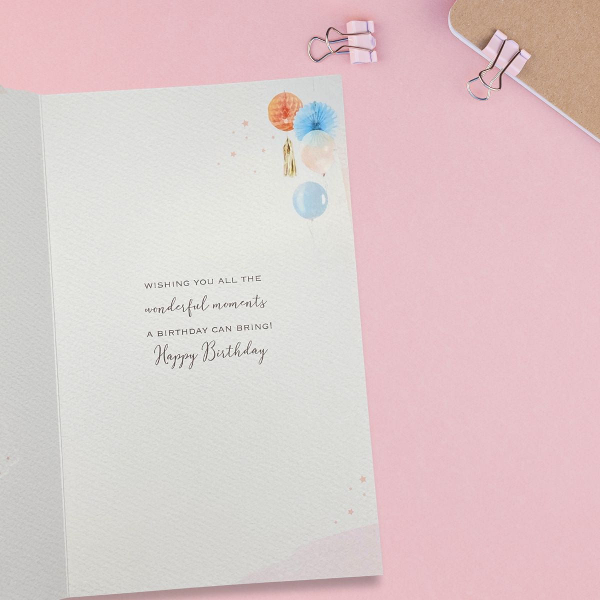 Brighstone Birthday Card - Girl & Flowers