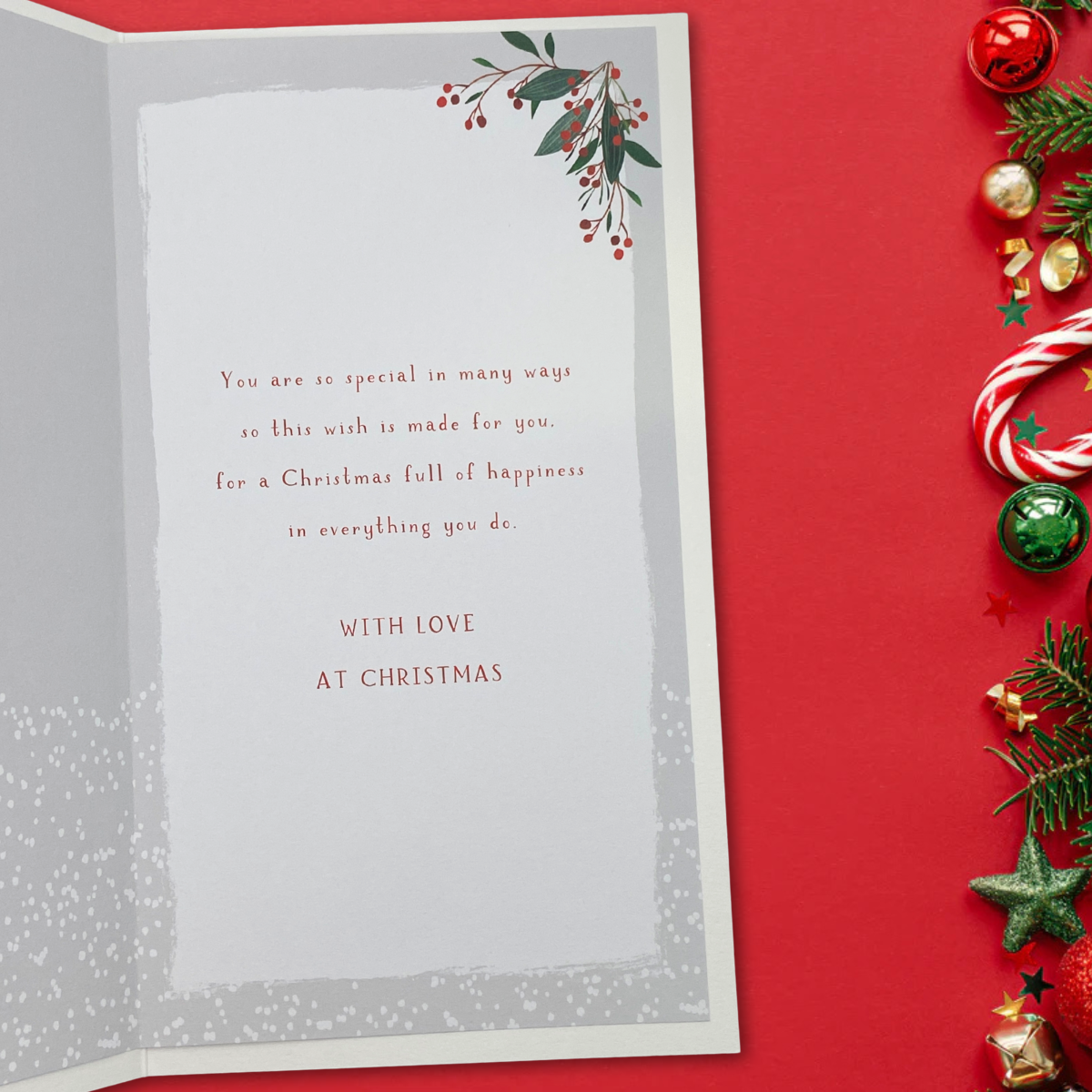 Like A Mum To Me Christmas Card - Skylight