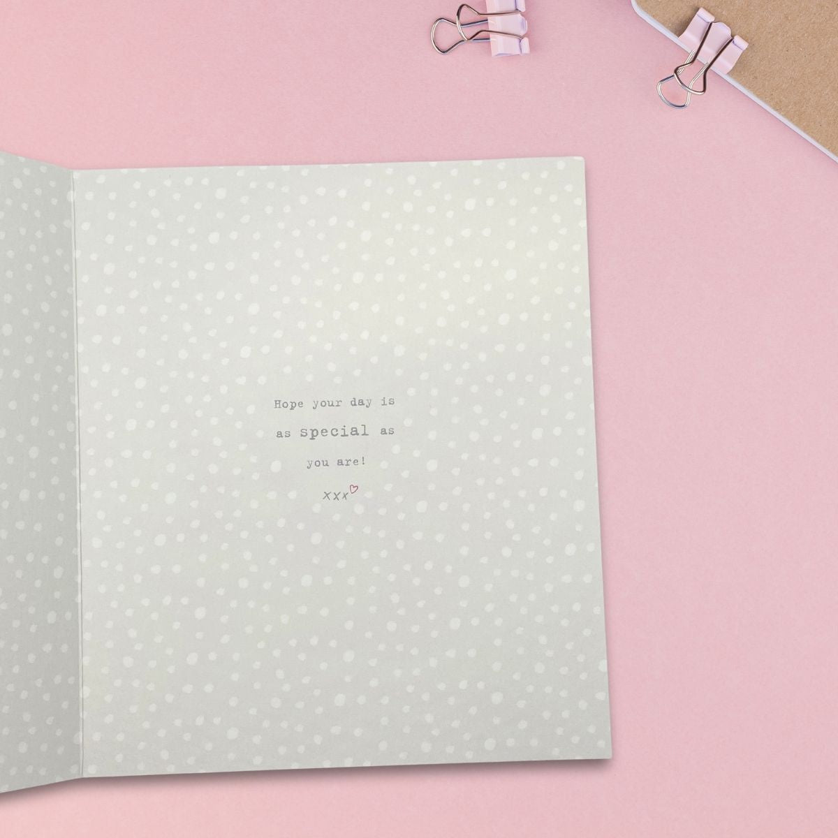 Boofle Bear Birthday Card - Just For You Flowers