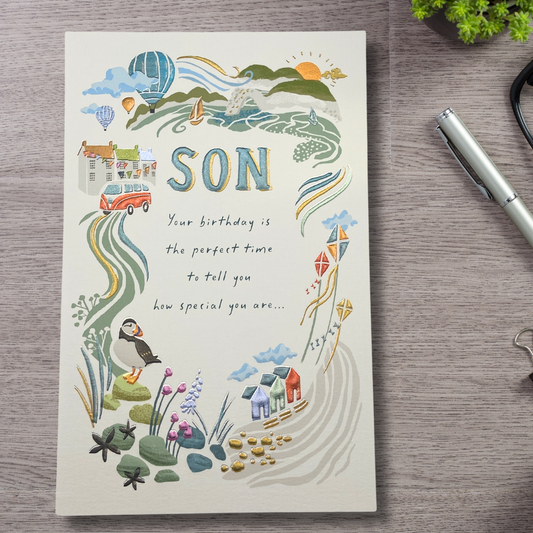Son Birthday Card - The Perfect Time