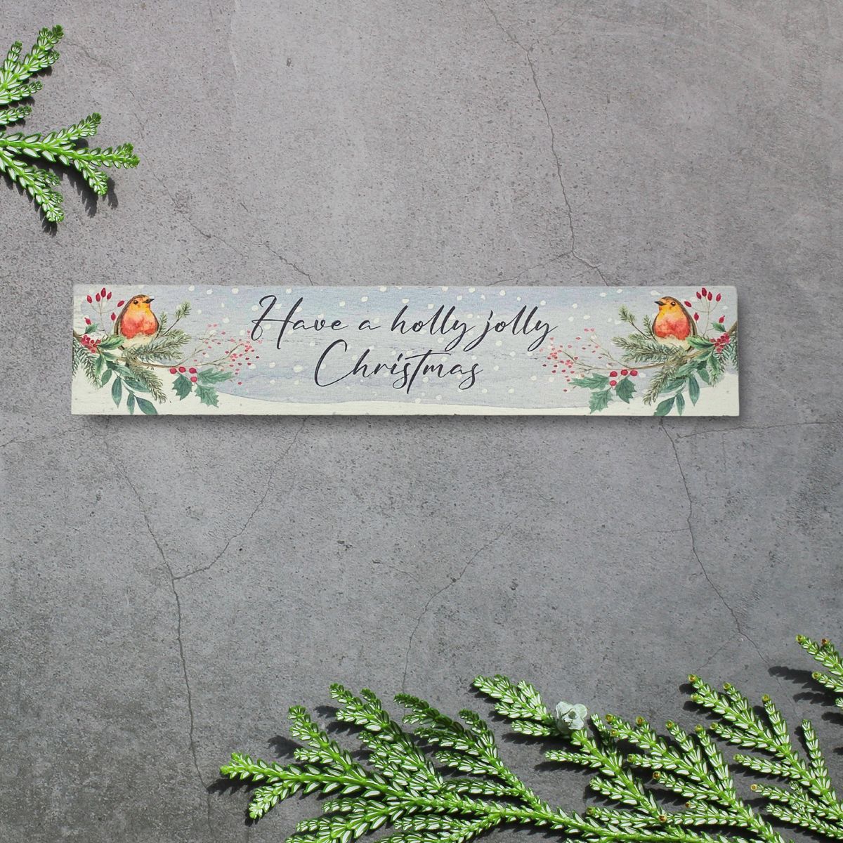 Robin Wooden Tabletop Plaque - 6 Designs To Choose From