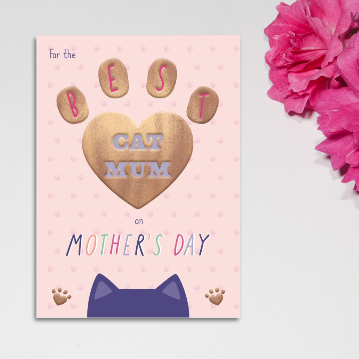 Cat Mum Mother's Day Card - You Are Pawfect