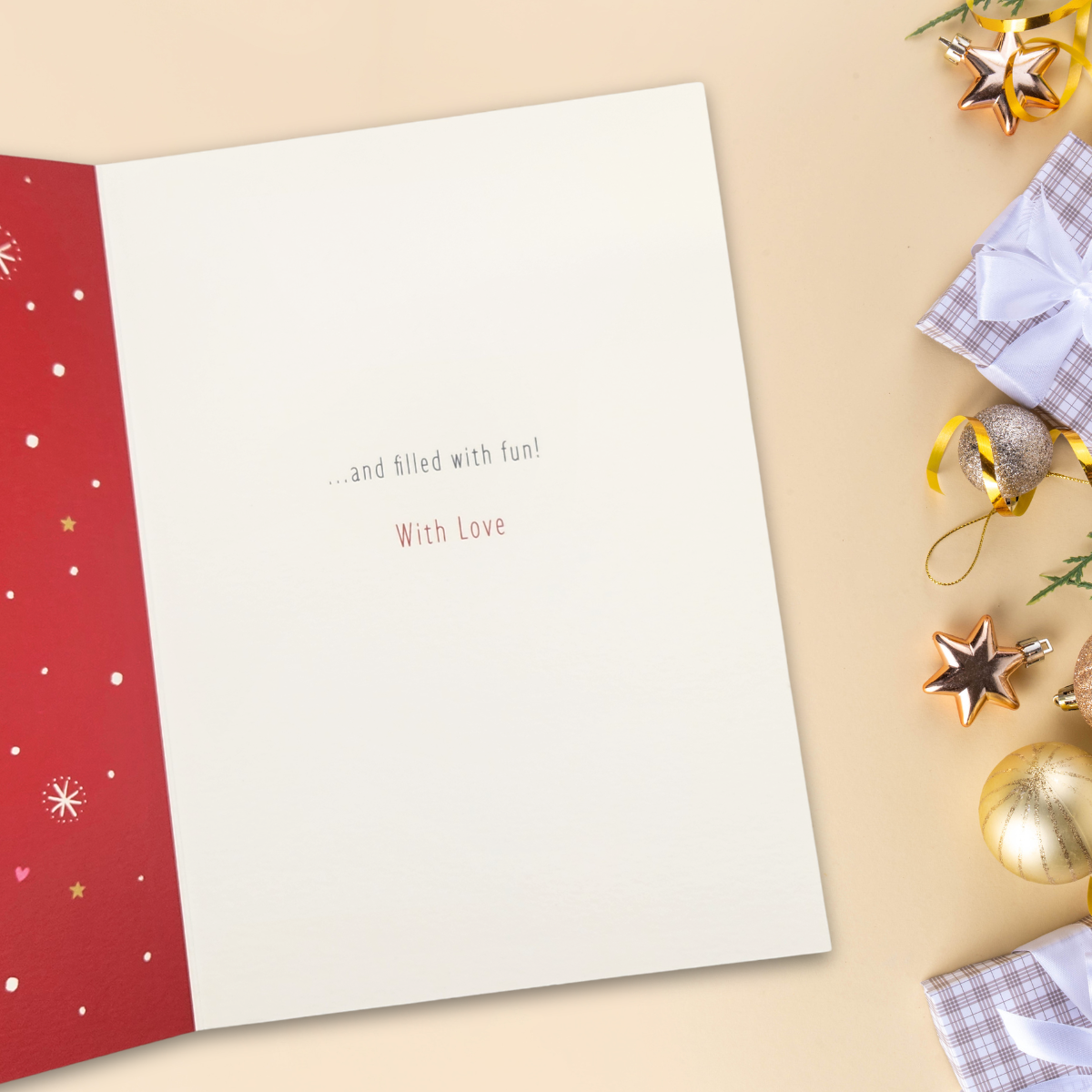 Goddaughter Christmas Card - Nutmeg