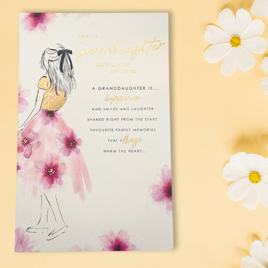 Granddaughter Birthday Card - Beautiful Ladies