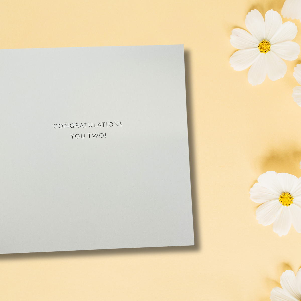 Wedding Day Card - Just Married Cake