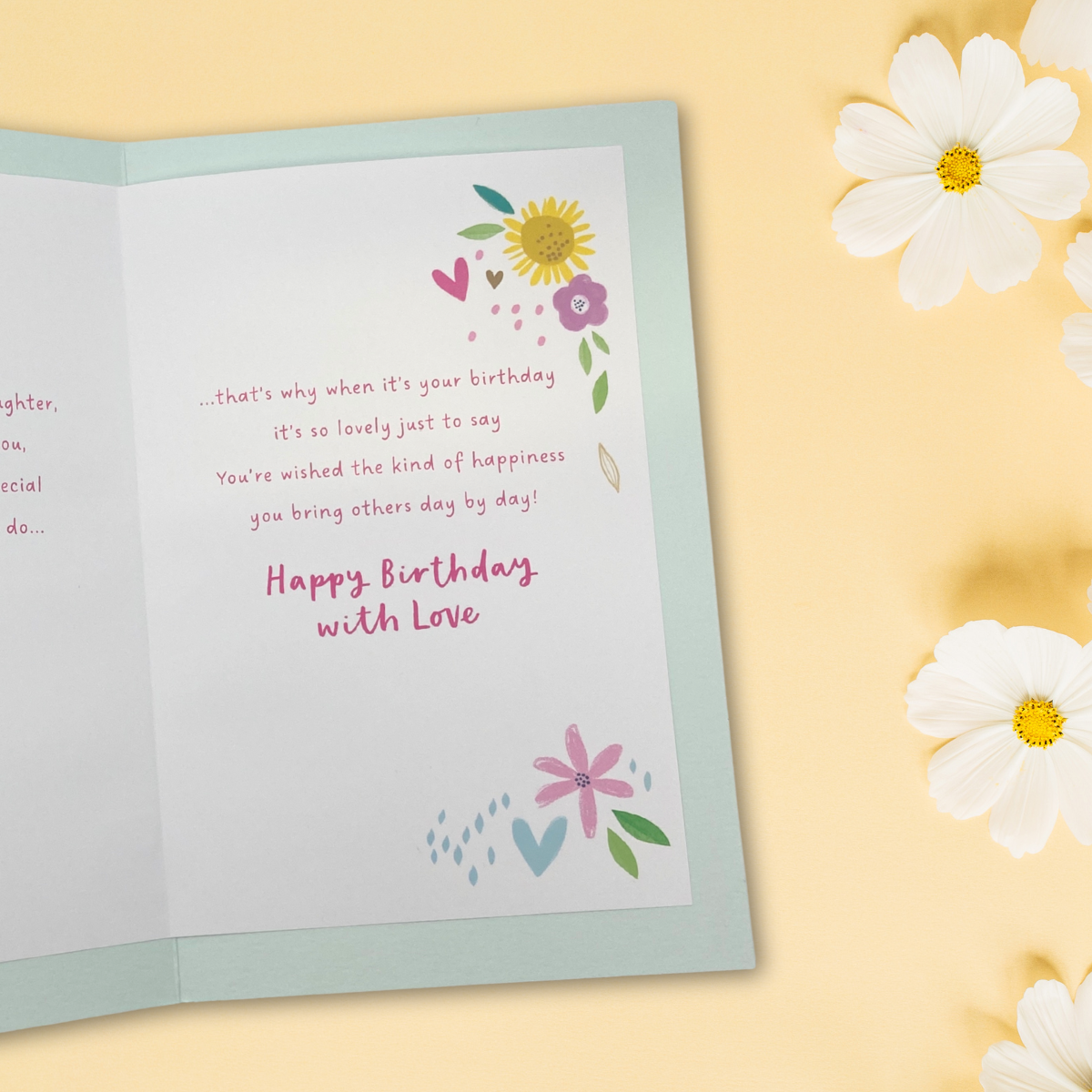 Granddaughter Birthday Card - Flowers