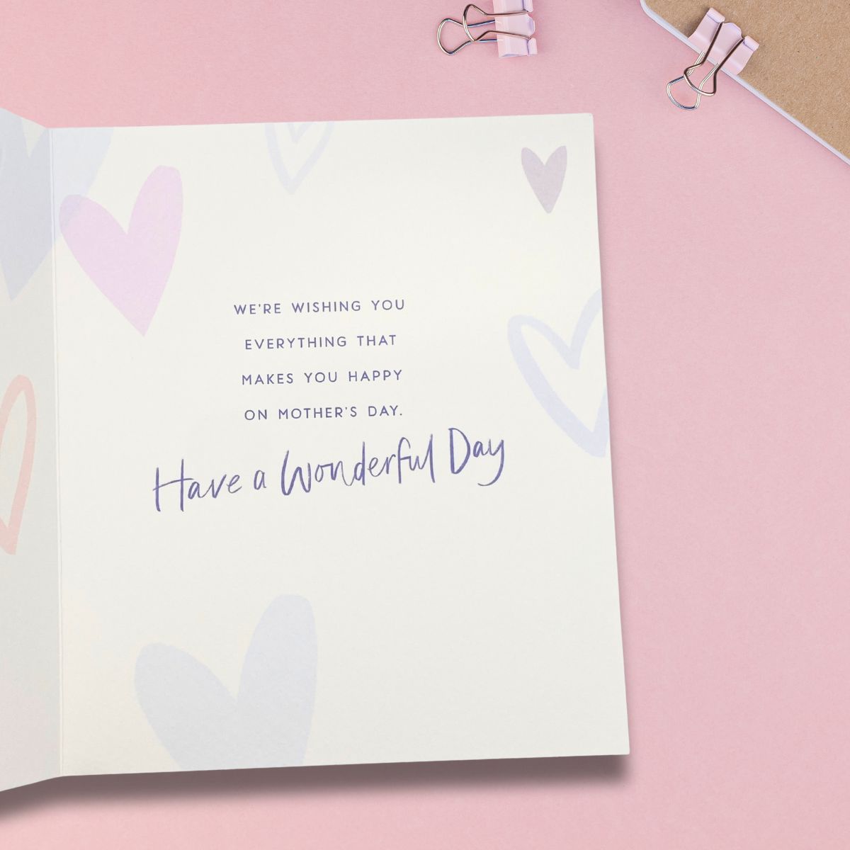 Mum Mother's Day Card From Both Of Us - Shower Of Hearts