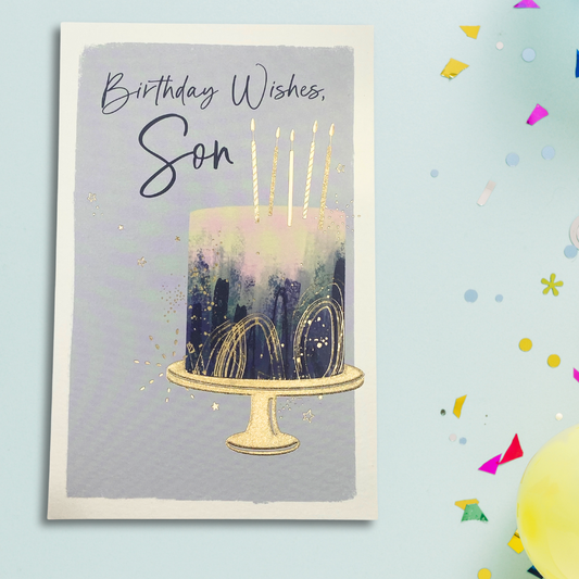 Son Birthday Card - Cake