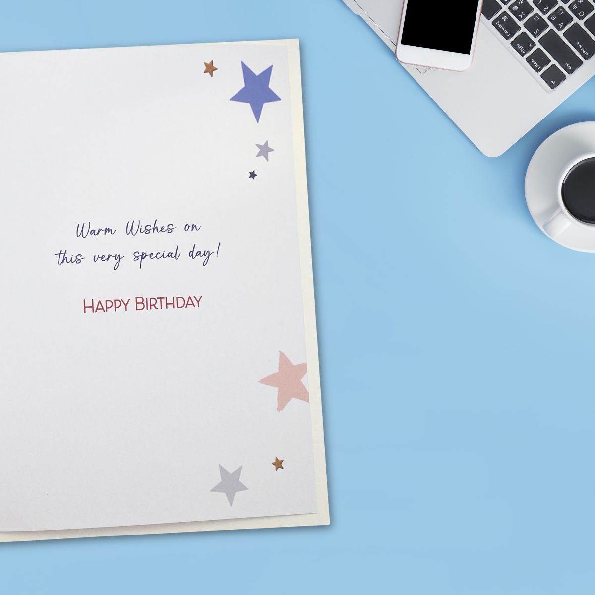 Signature Birthday Card - Relax & Enjoy