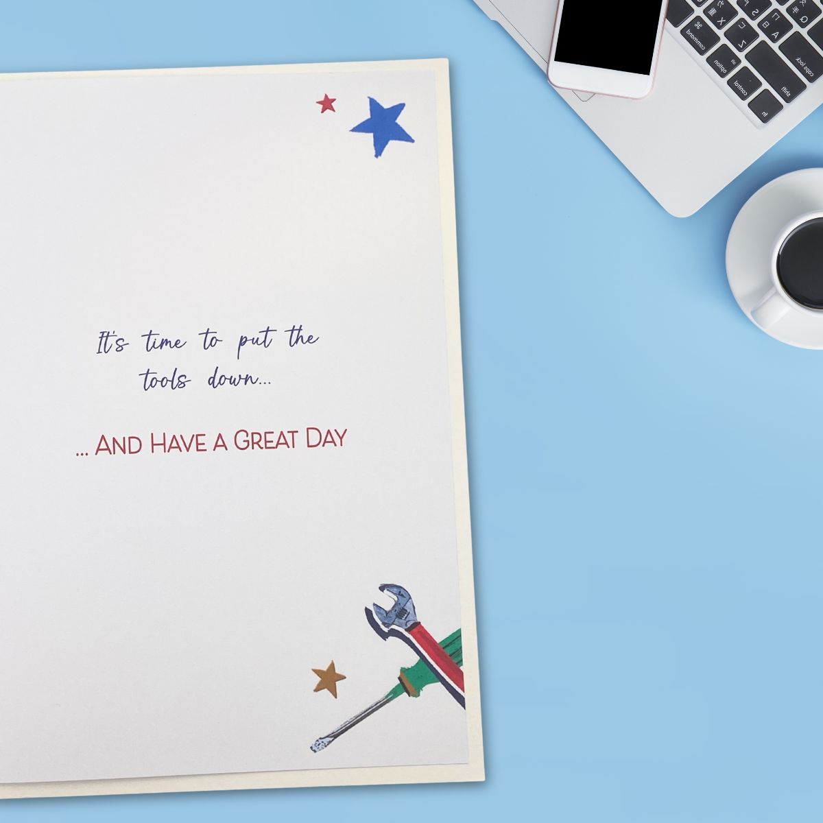 Signature Birthday Card - Tool Box