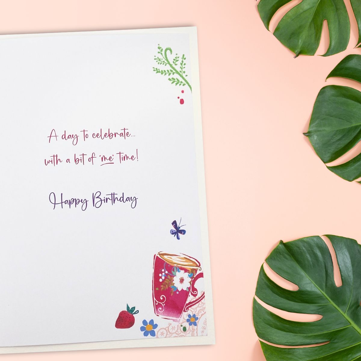 Signature Birthday Card - Tea & Scones