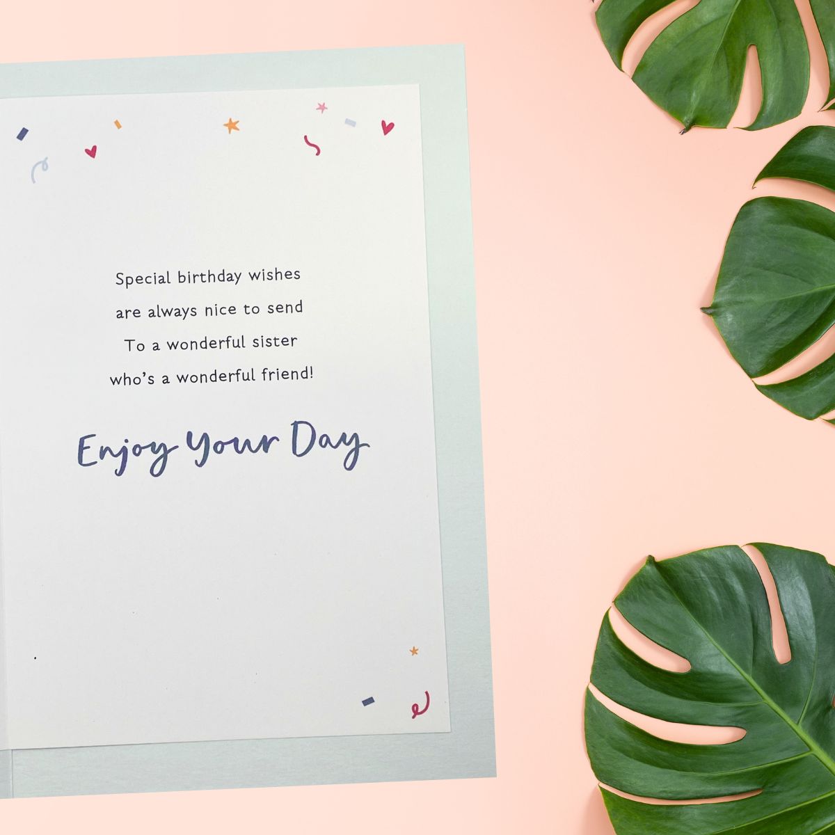 Sister Birthday Card - Thinking Of You Clink Clink