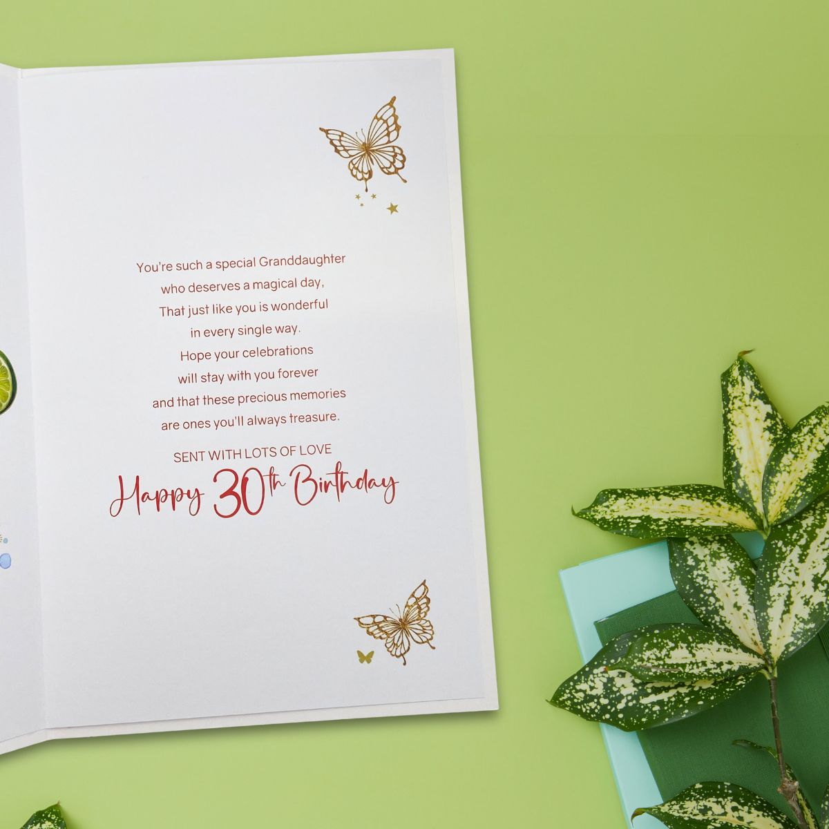 Granddaughter 30th Birthday Card - Cocktails
