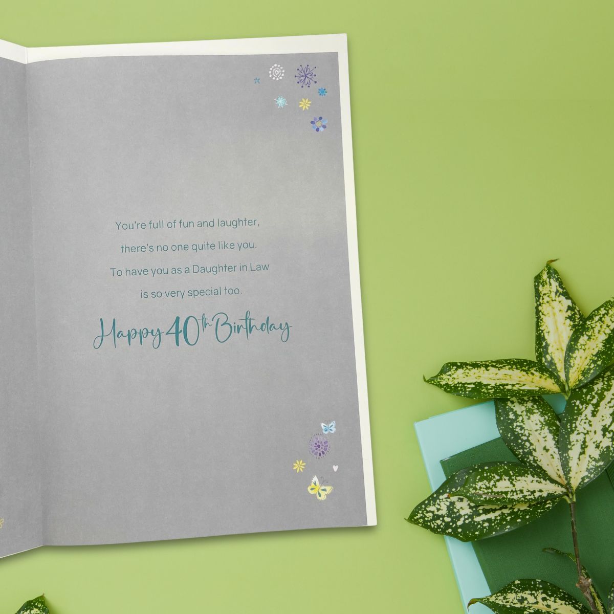 Daughter-In-Law 40th Birthday Card - Gifts & Balloons