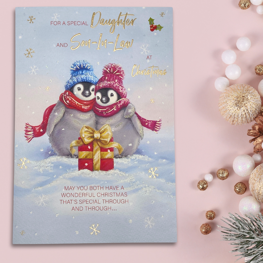Daughter & Son-In-Law Christmas Card - Just For You