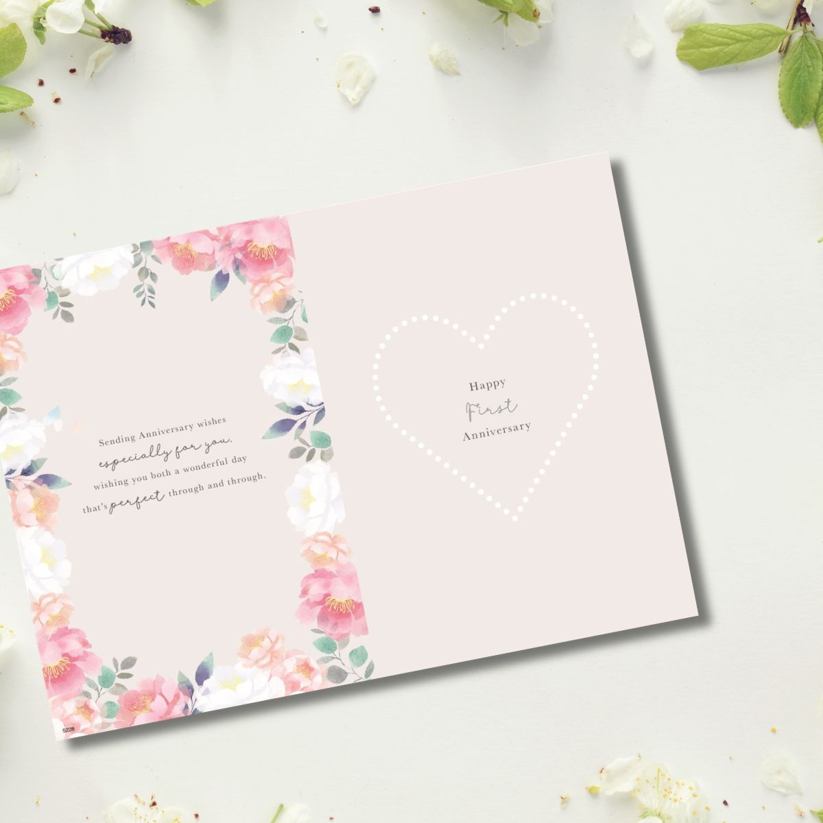 Daughter & Son-In-Law 1st Wedding Anniversary Card - Pavillion