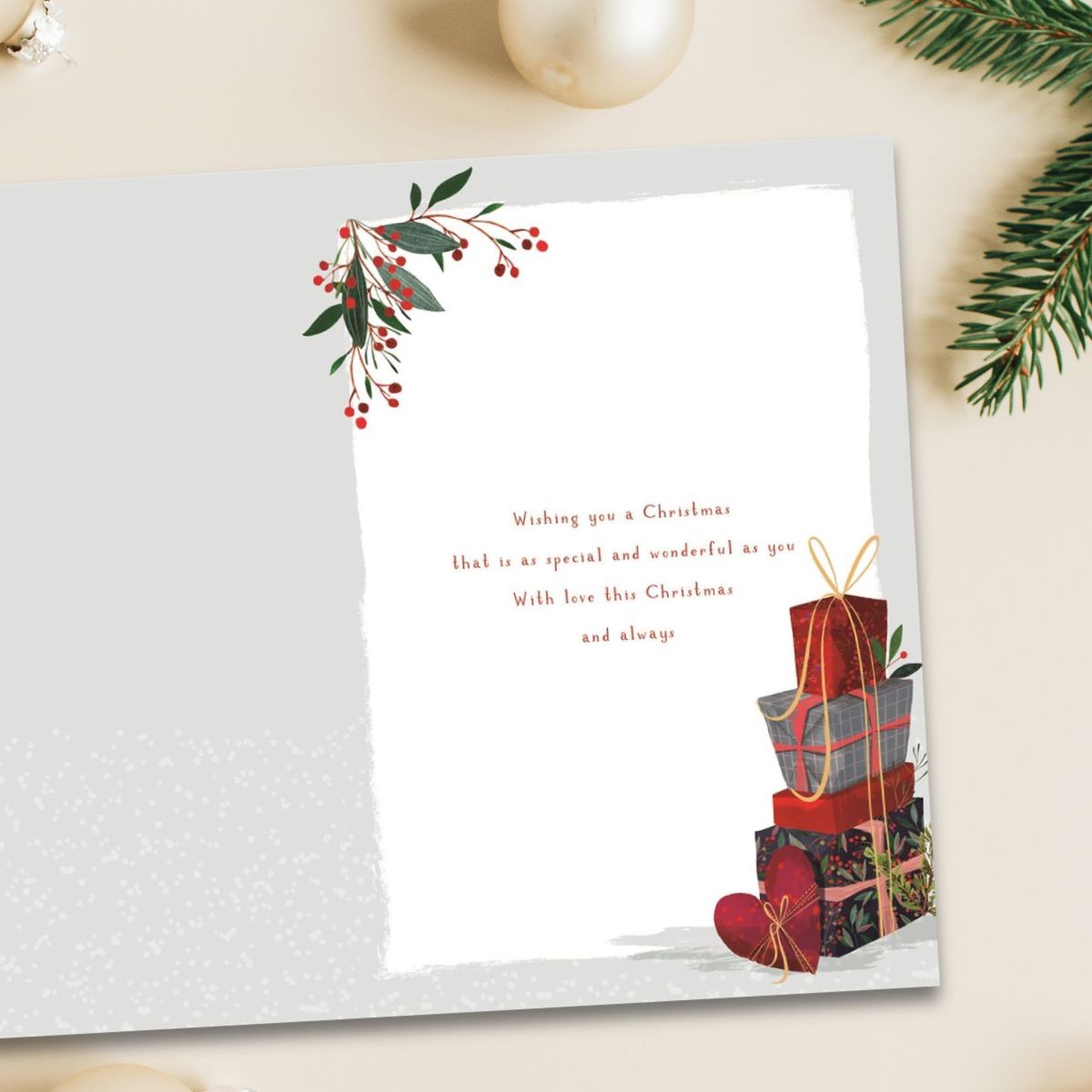 Boyfriend Christmas Card - Skylight