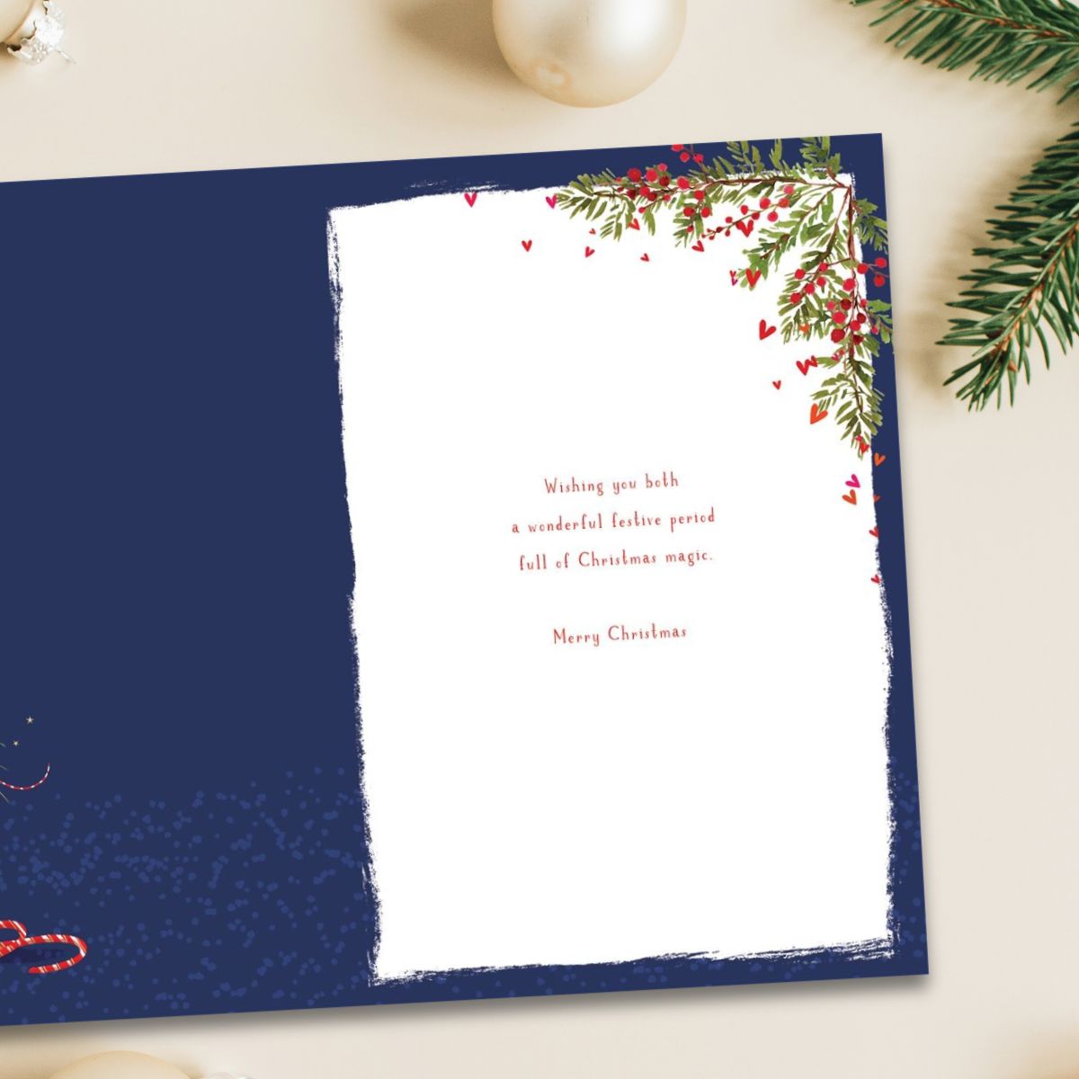 Brother & Girlfriend Christmas Card - Skylight