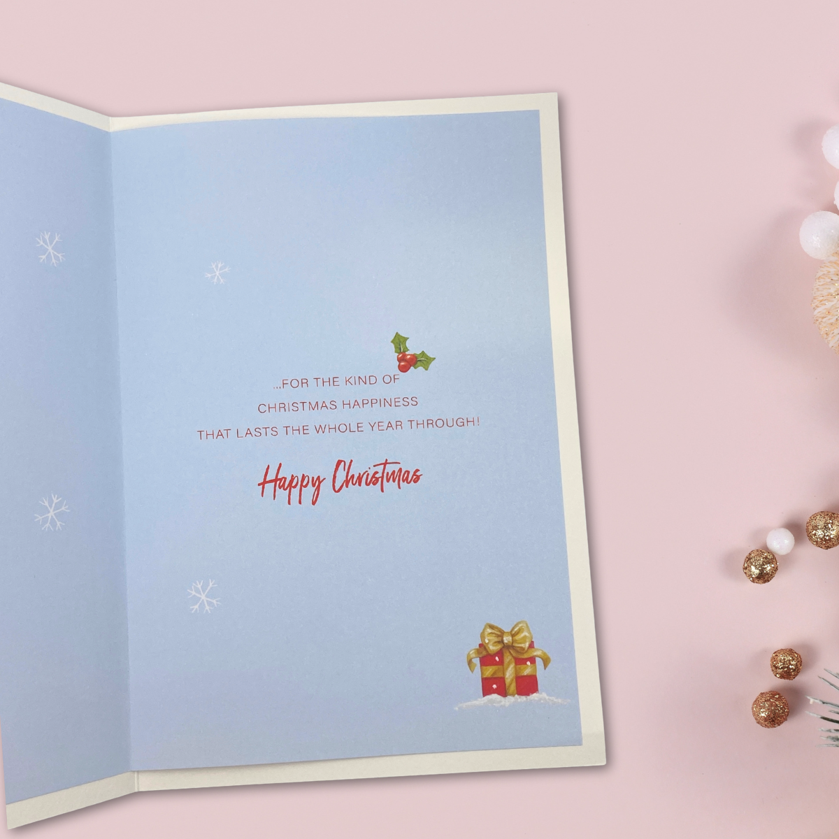 Wonderful Couple Christmas Card - Just For You