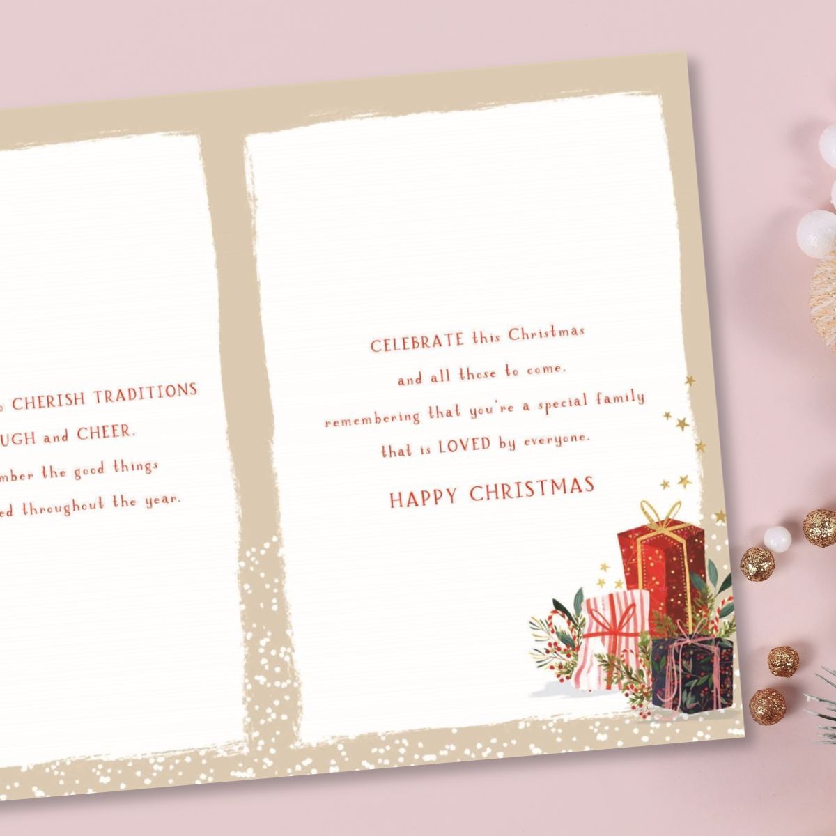 Daughter & Family Christmas Card - Skylight