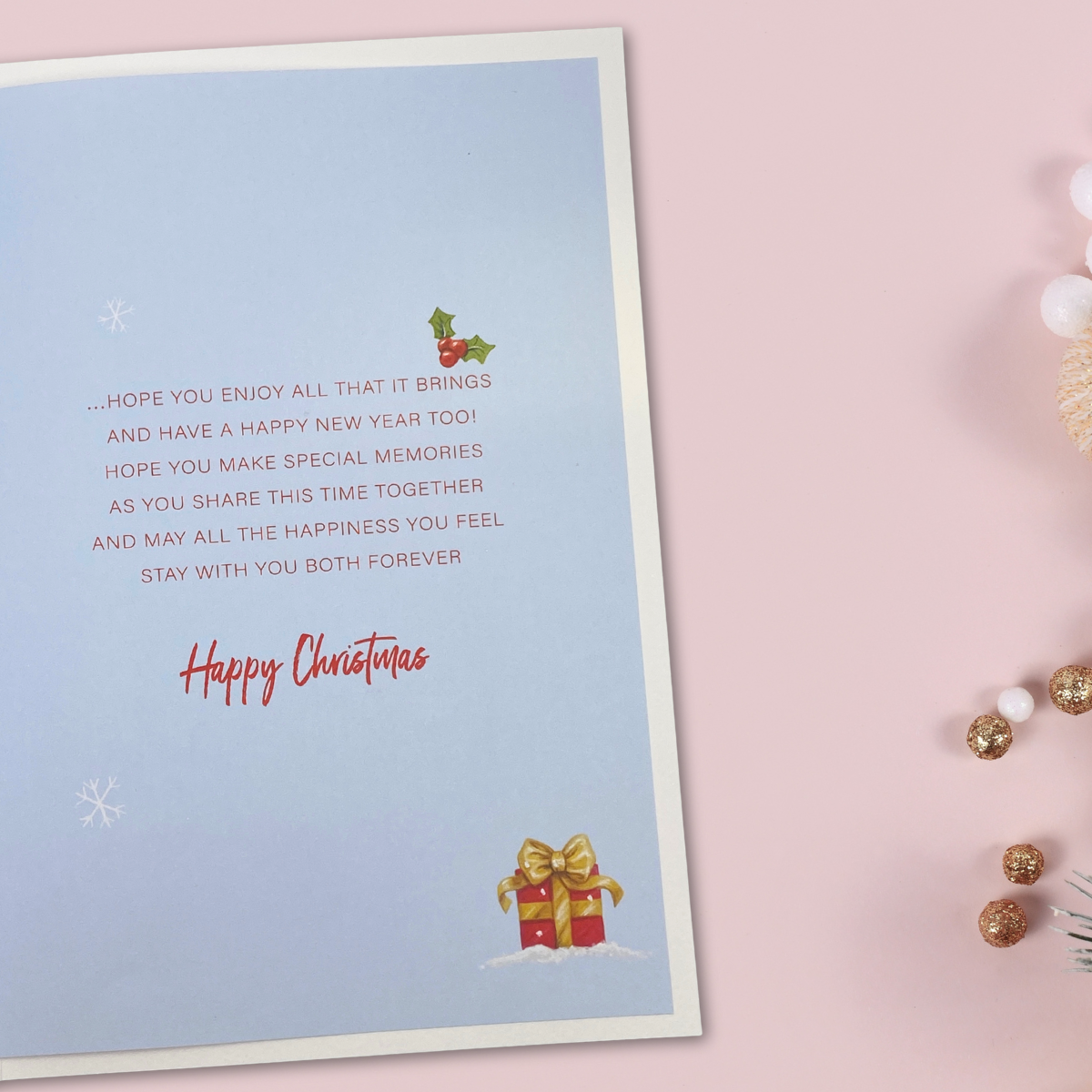 Daughter & Son-In-Law Christmas Card - Just For You