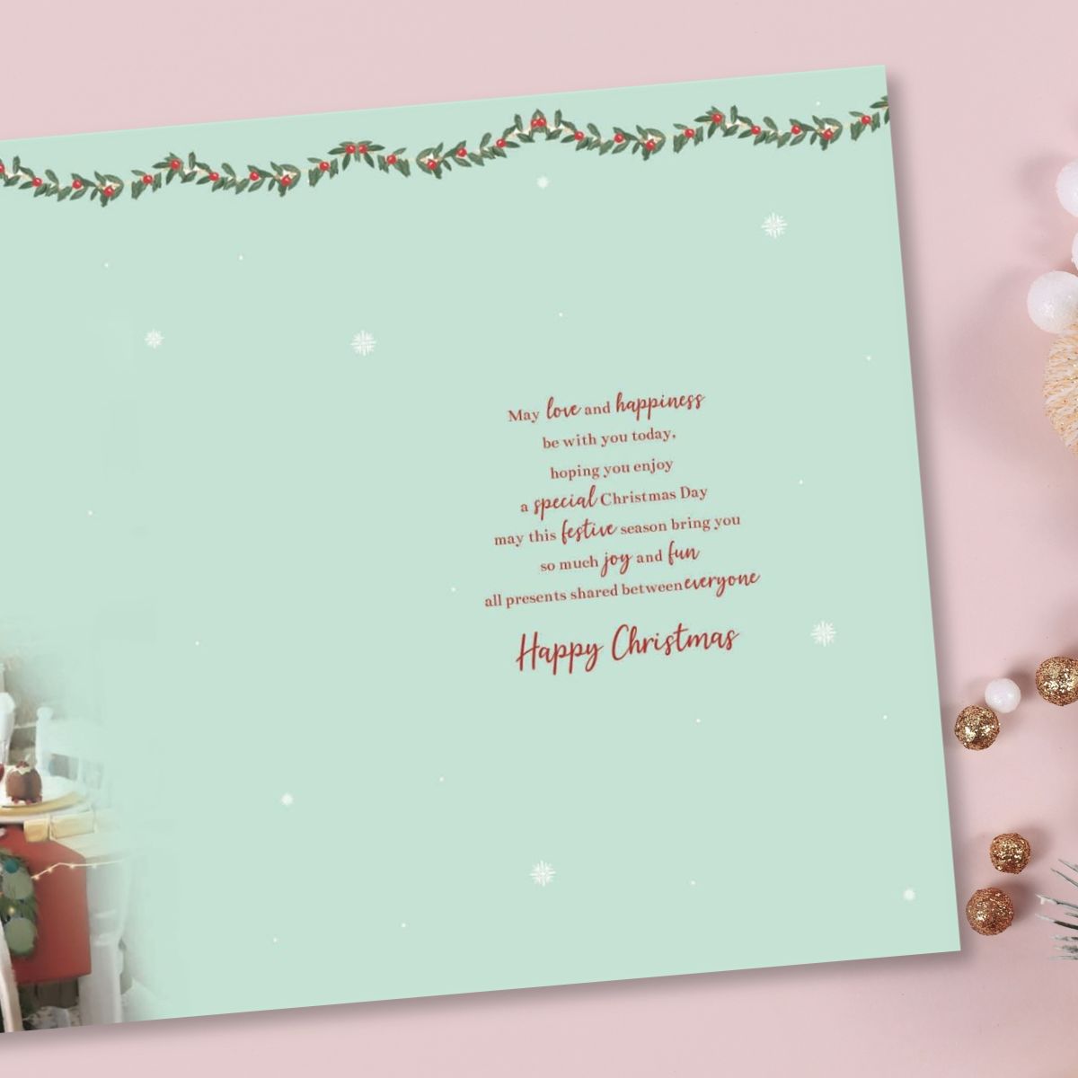 Daughter & Family Christmas Card - Essence