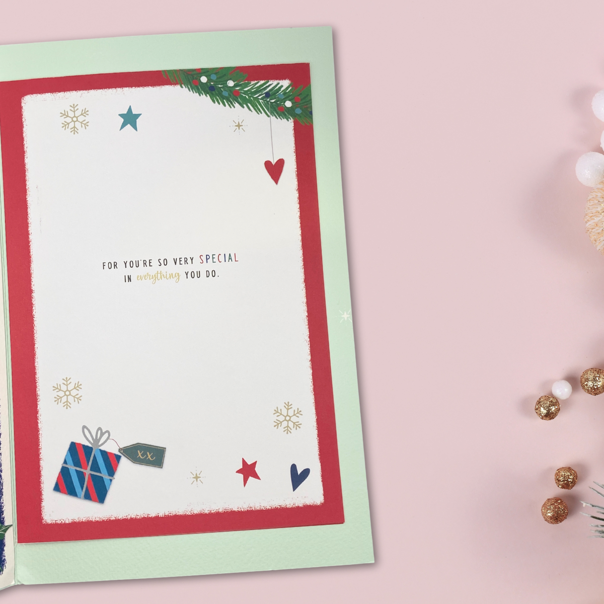 Mum & Dad Large Christmas Card - Pavillion