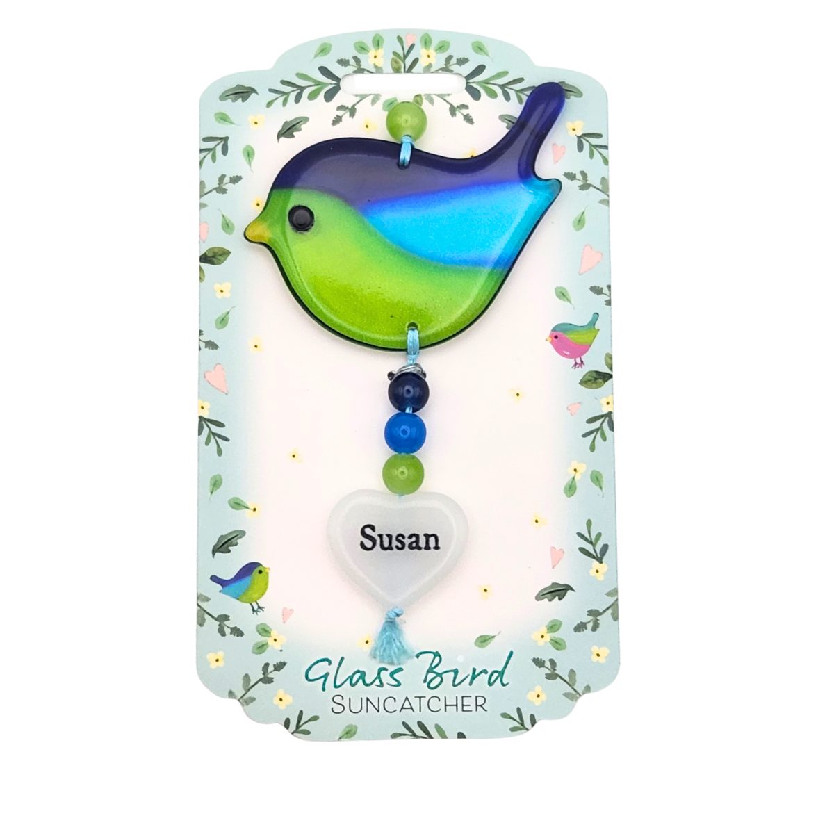 Glass Bird Suncatcher - Susan