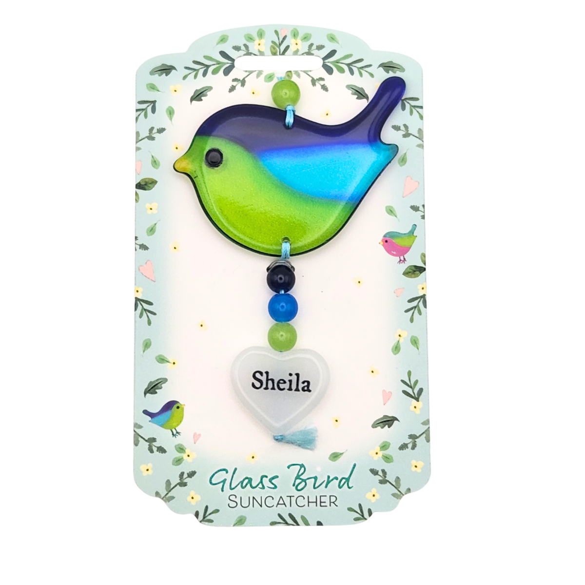 Glass Bird Suncatcher - Sheila