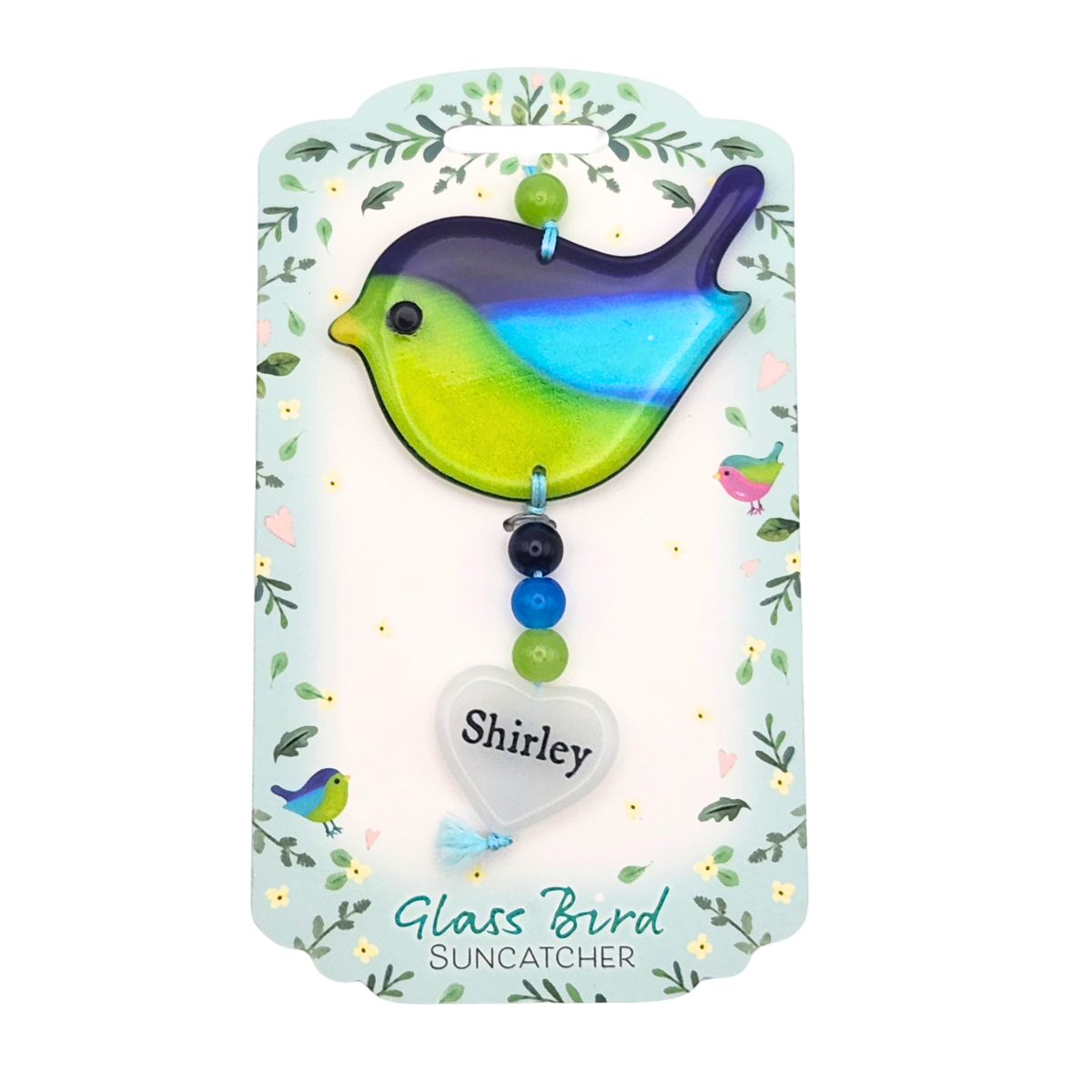 Glass Bird Suncatcher - Shirley
