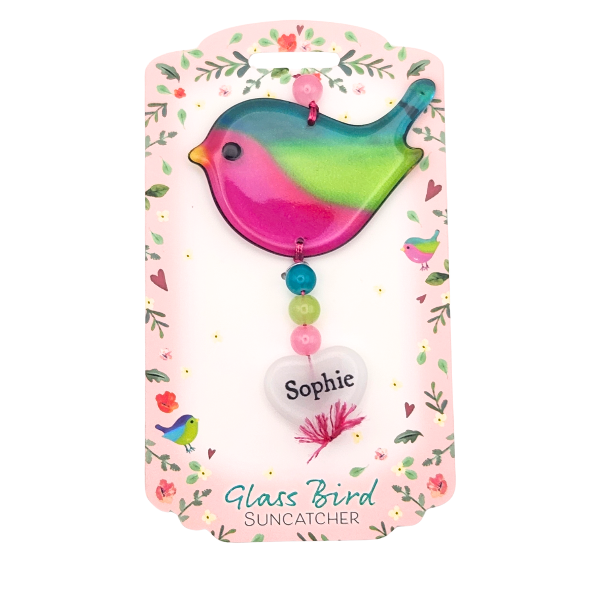 Glass Bird Suncatcher - Sophie
