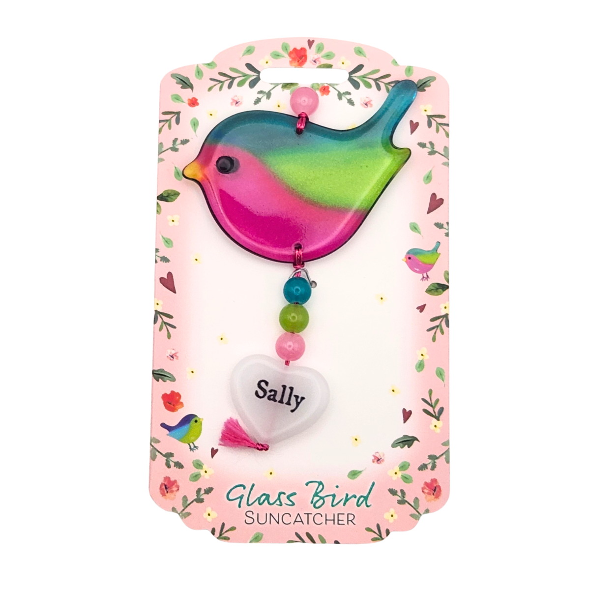 Glass Bird Suncatcher - Sally
