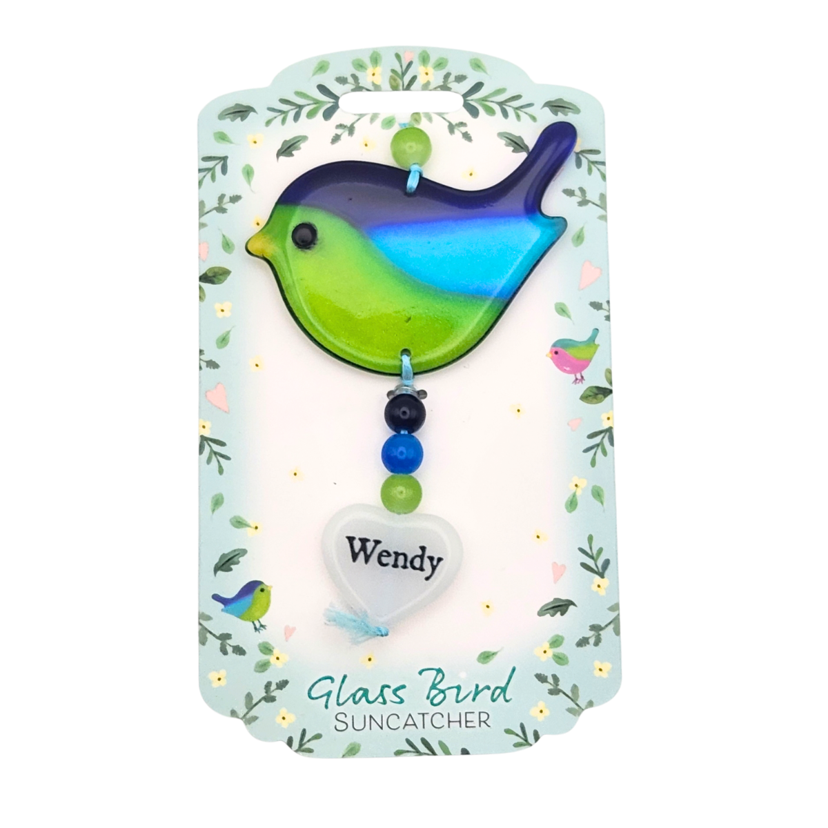 Glass Bird Suncatcher - Wendy