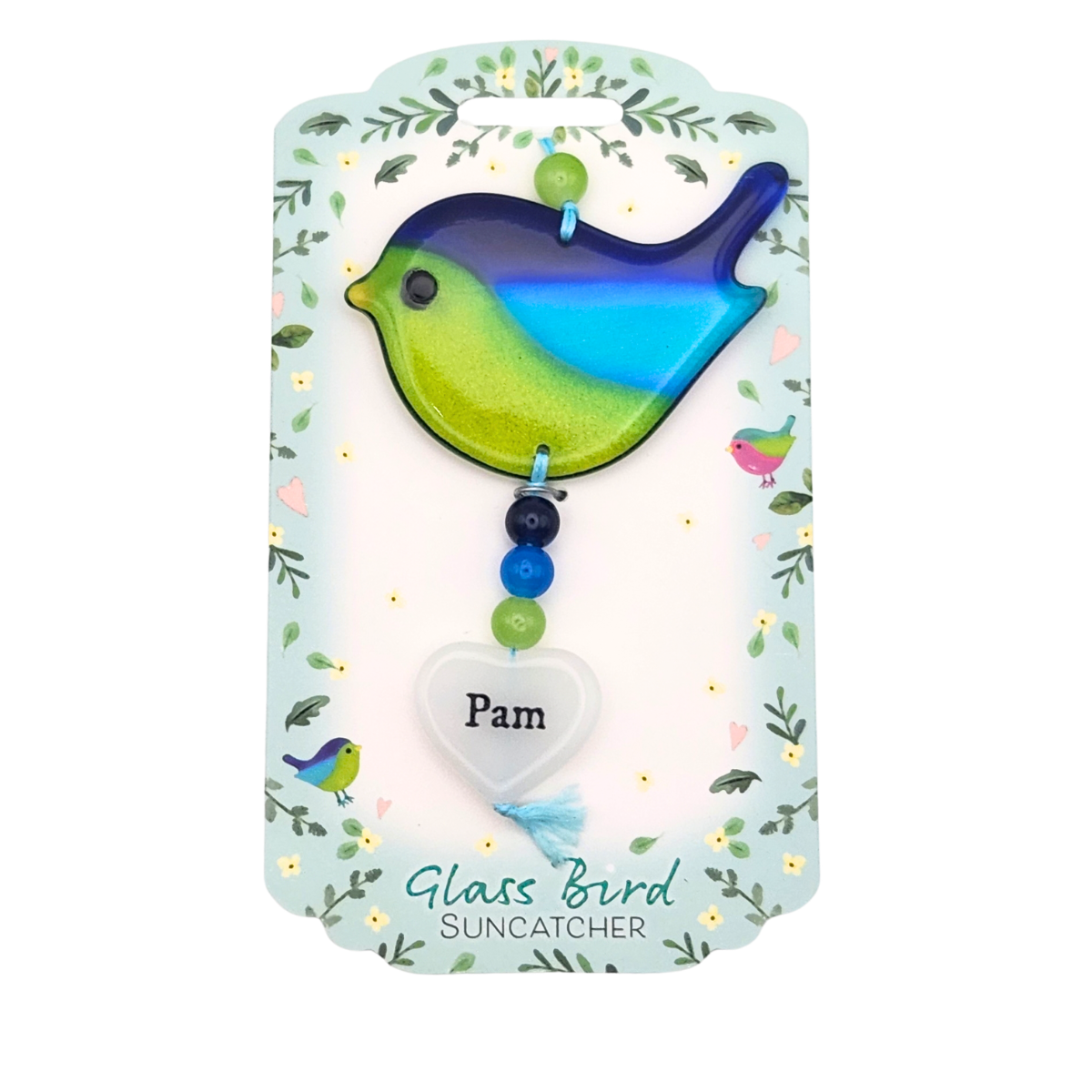 Glass Bird Suncatcher - Pam
