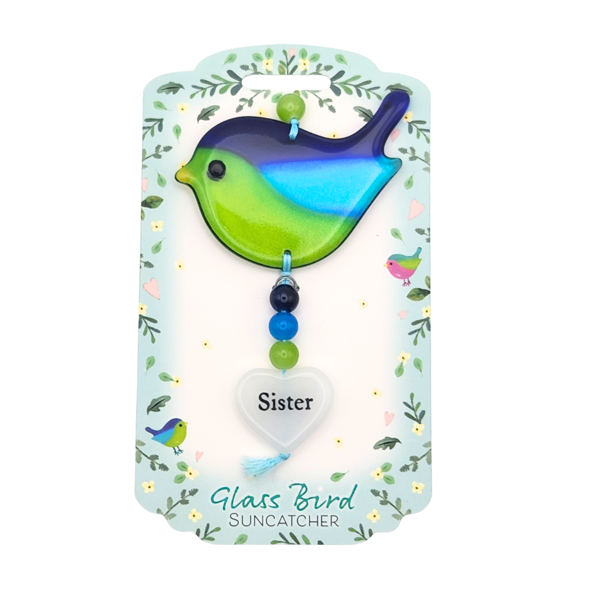 Glass Bird Suncatcher - Sister