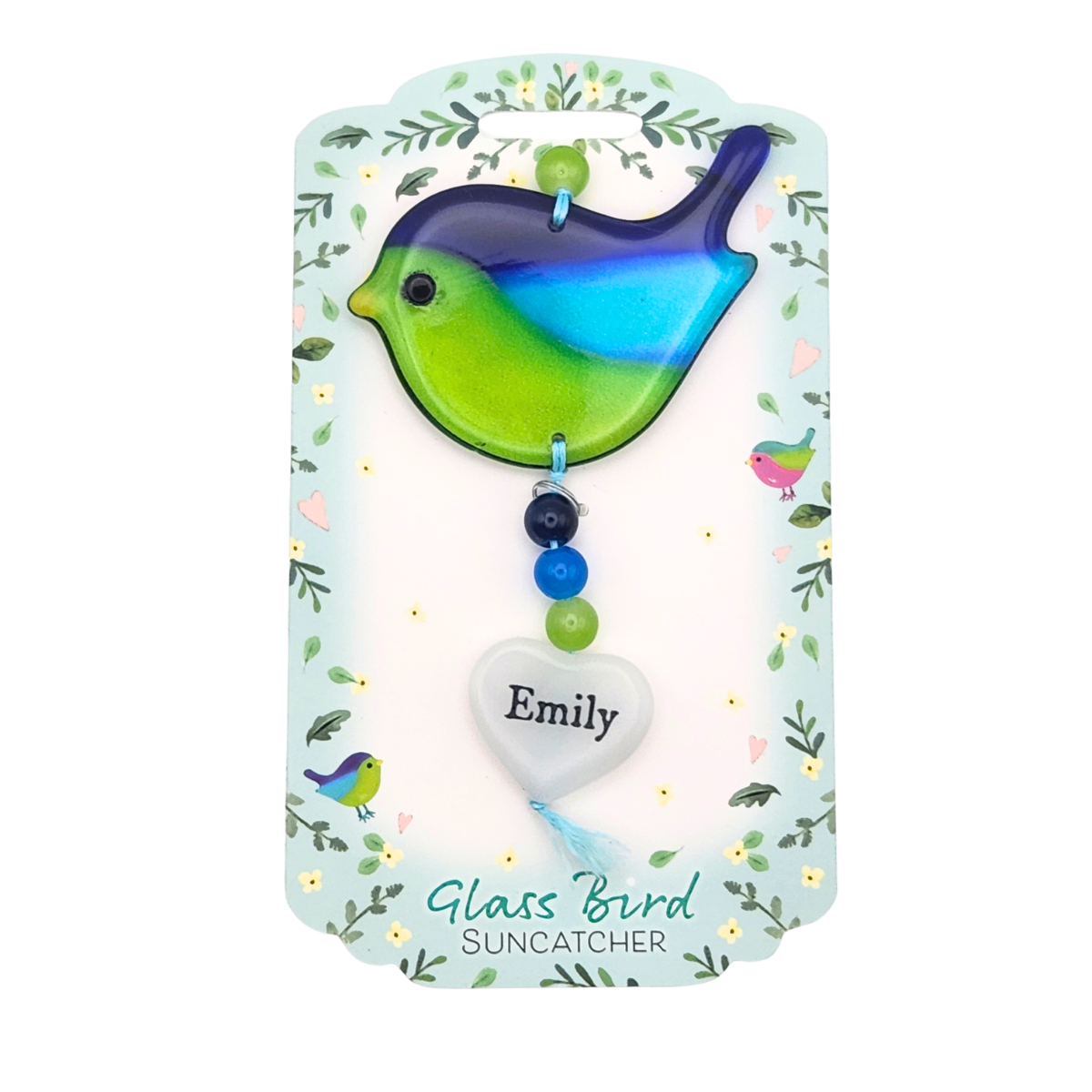 Glass Bird Suncatcher - Emily