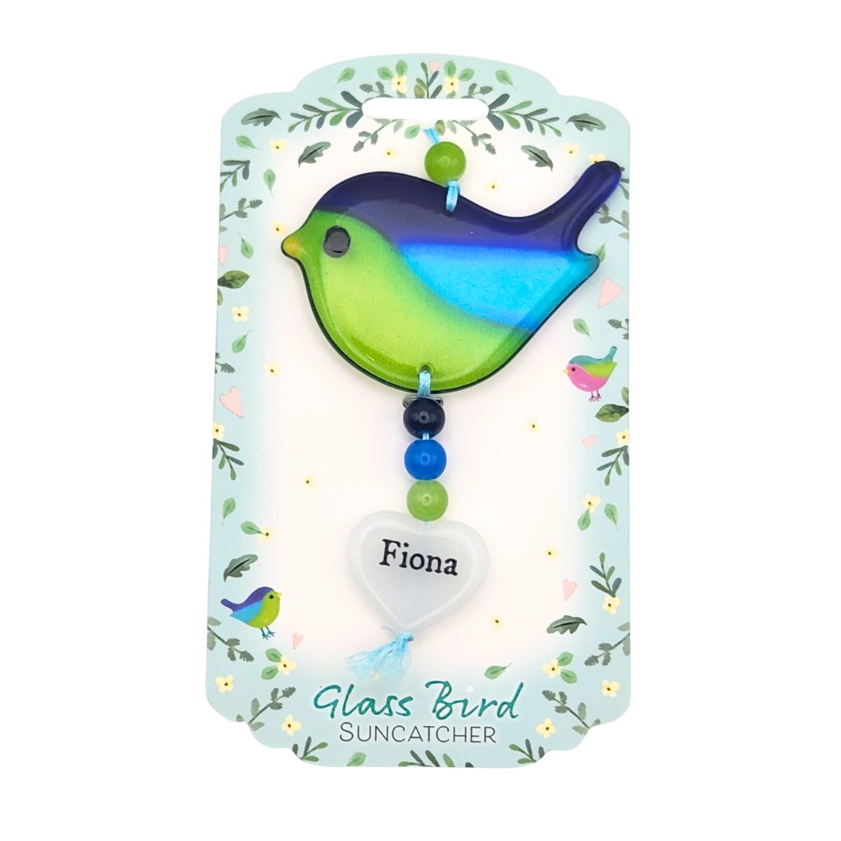 Glass Bird Suncatcher - Fiona